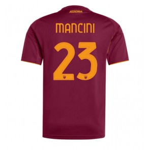AS Roma Gianluca Mancini #23 Hjemmebanetrøje 2025-26 Kortærmet